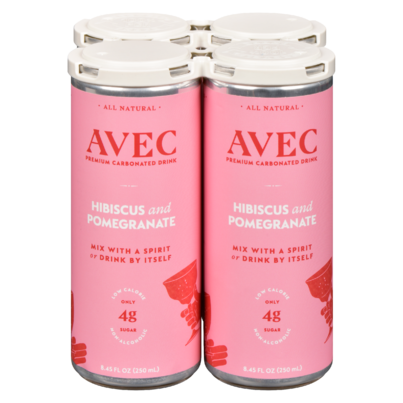 AVEC Sparkling Drink Hibiscus & Pomegranate