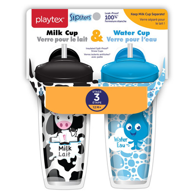 Playtex Baby Sipsters Straw Milk & Water Cups Pack