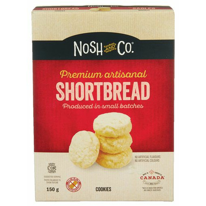 Nosh & Co. Premium Artisanal Shortbread Cookies