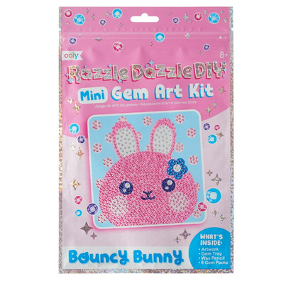 OOLY Razzle Dazzle Mini Gem Art Kit Bouncy Bunny