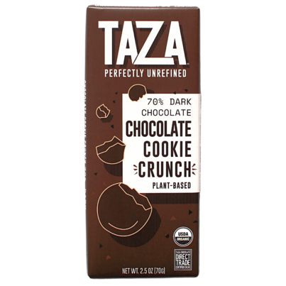 Taza Chocolate 70% Dark Chocolate Cookie Crunch