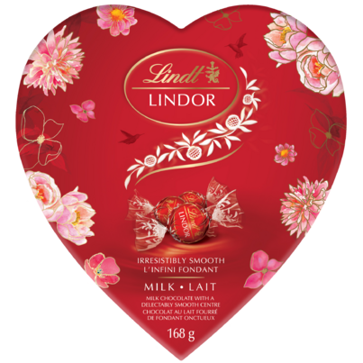 Lindt Lindor Milk Chocolate Truffles Heart Gift Box