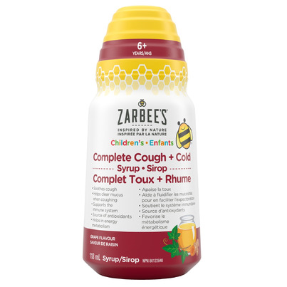 Zarbee's Children's Complete Cough + Cold Syrup