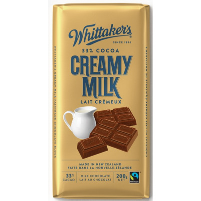 Whittaker's Fair Trade Creamy Milk Chocolate