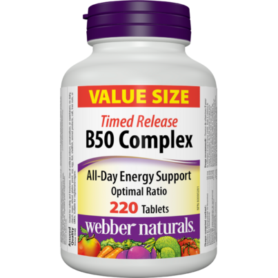 Webber Naturals B50 Complex Value Size Timed Release