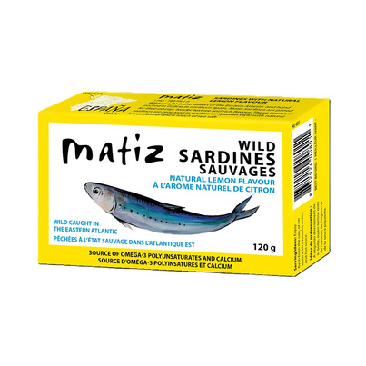 Matiz Wild Sardines Natural Lemon Flavour