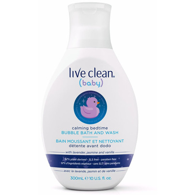 Live Clean Baby Calming Bedtime Bubble Bath And Wash