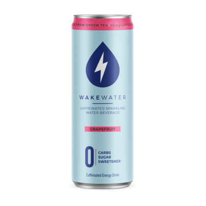 WakeWater Grapefruit Caffeinated Sparkling Water