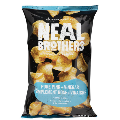 Neal Brothers Pure Pink And Vinegar Kettle Chips