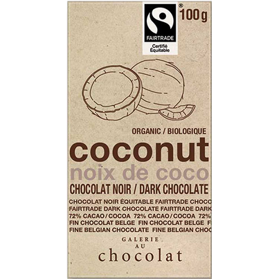 Galerie Au Chocolat Coconut Dark Chocolate Bar