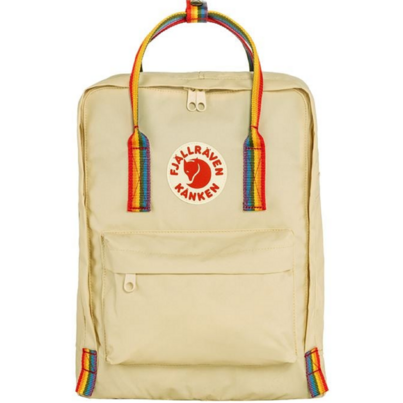Fjallraven Kanken Mini Kids Backpack Rainbow Light Oak