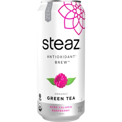 Steaz Iced Teaz Zero Calorie Iced Tea Raspberry