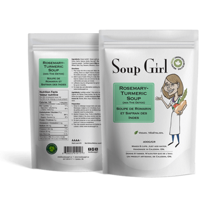 Soup Girl Detox Rosemary Turmeric Soup