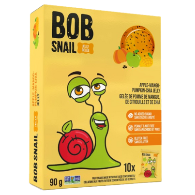 Bob Snail Fruit Jelly Apple Mango Pumpkin Chia