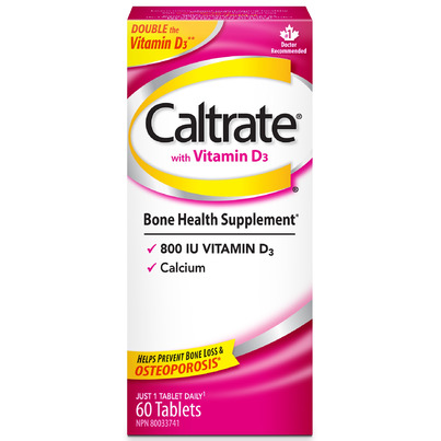 Caltrate With Vitamin D3 Calcium Supplement For Bone Health