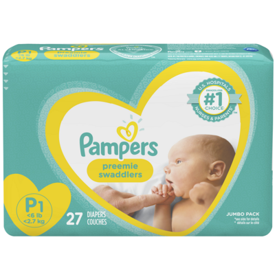 Pampers Swaddlers Preemie Diapers