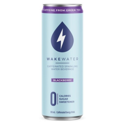 Wakewater Blackberry Caffeinated Sparkling Water