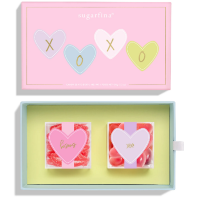 Sugarfina XOXO 2pc Candy Bento Box