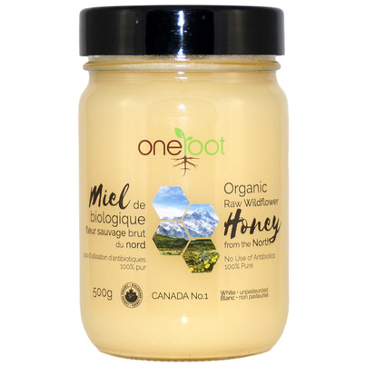 OneRoot Organic Raw Wildflower Honey