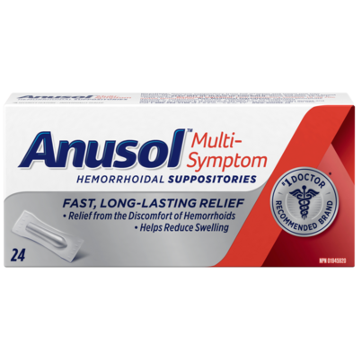 Anusol Multi-Symptom Hemorrhoidal Suppositories