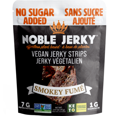 Noble Vegan Jerky Smokey No Sugar Added