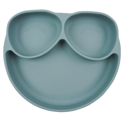 Tiny Teethers Silicone Suction Plate Blue