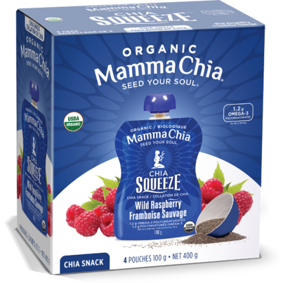 Mamma Chia Organic Chia Squeeze Wild Raspberry