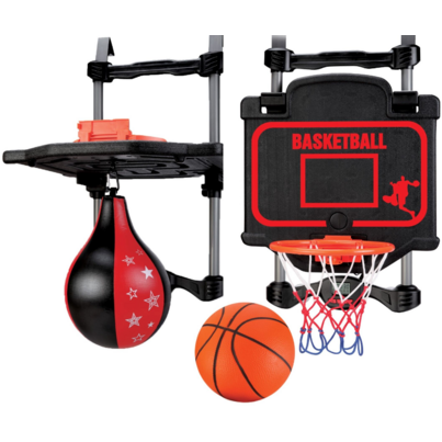 NSG Sports Over The Door Basketball & Boxing Combo