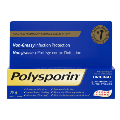 Polysporin Original Antibiotic Cream, Heal-Fast Formula