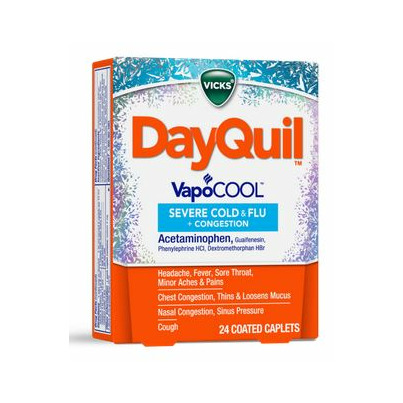 DayQuil VapoCOOL Cold & Flu + Congestion Daytime Relief