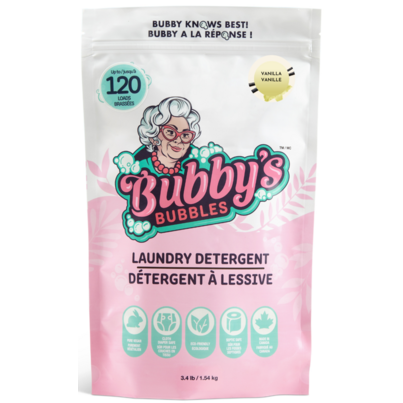 Bubby's Bubbles Laundry Detergent Powder Vanilla