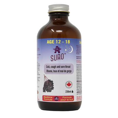 Suro Elderberry Syrup Nighttime Age 12-18