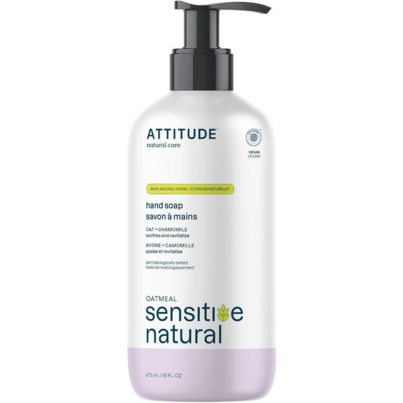 ATTITUDE Sensitive Skin Hand Soap Oat & Chamomile