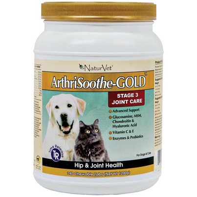 Naturvet ArthriSoothe Joint Care Stage 3 Gold Tablets