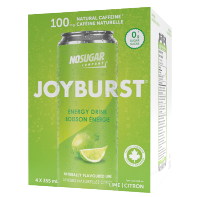 No Sugar Company Joyburst Energy Drink Lime