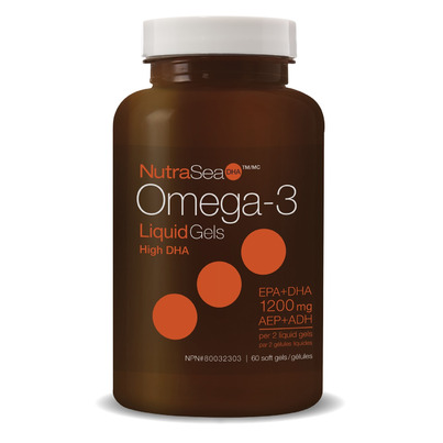 NutraSea DHA Omega-3 High DHA Liquid Gels