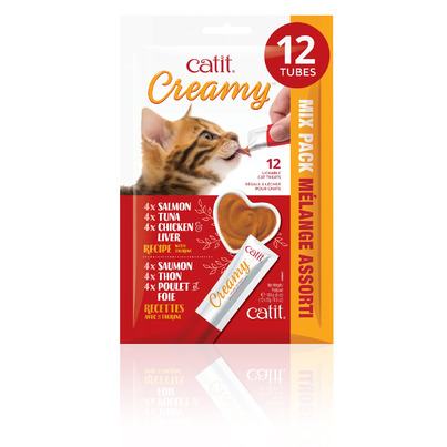 Catit Creamy Lickable Cat Treat Assorted Multipack