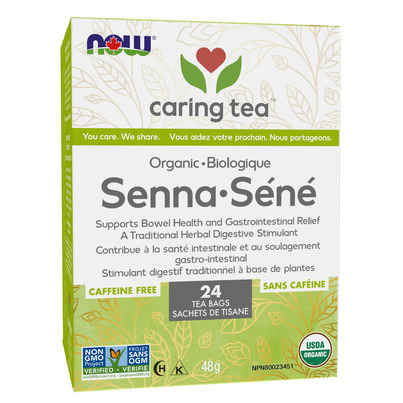 NOW Foods Caring Tea Organic Senna