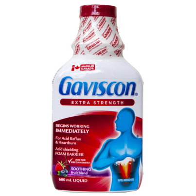 Gaviscon Extra Strength Soothing Liquid Fruit Blend