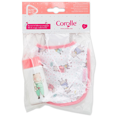 Corolle Bebe Bib & Magic Milk Bottle