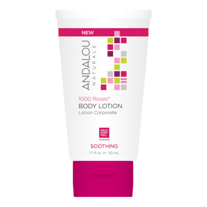 ANDALOU Naturals 1000 Roses Soothing Body Lotion Travel Size
