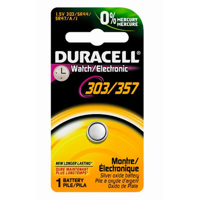 Duracell 303/357 1.5V Watch Battery