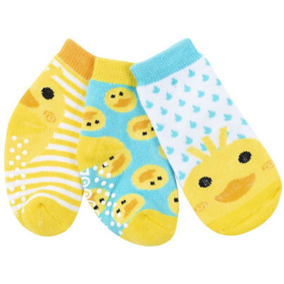 ZOOCCHINI Comfort Terry Socks Puddles The Duck