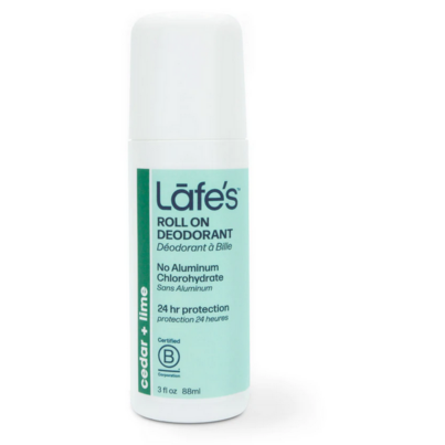 Lafes Fresh Roll-On Deodorant With Cedar & Aloe