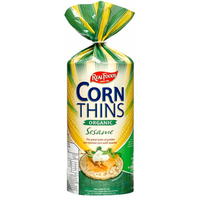 Corn Thins Organic Sesame