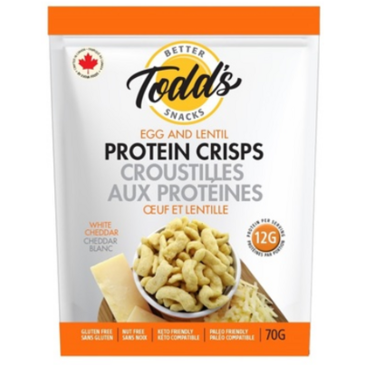 Todd's Protein Crisps White Cheddar