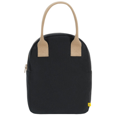 Fluf Zippered Lunch Black Solid