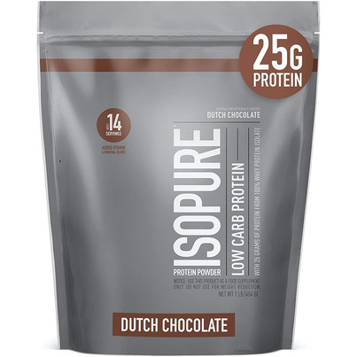 IsoPure Powder 100% Whey Protein Isolate Dutch Chocolate