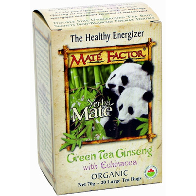 Mate Factor Yerba Mate Organic Green Tea Ginseng