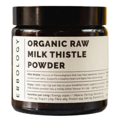 Erbology Organic Raw Milk Thistle Powder